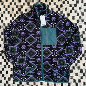 Mens WESC Moritz Aztec AOP Polar Fleece